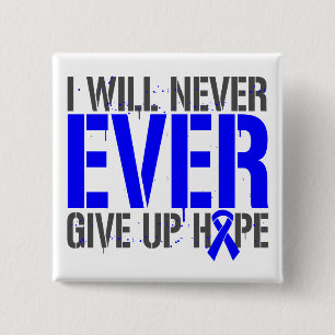 Badge Carré 5 Cm Syndrome de barre de Guillain que j'abandonnerai