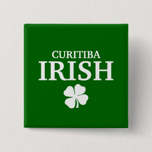 Badge Carré 5 Cm T-shirt irlandais fait sur commande fier de ville