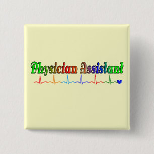 Badge Carré 5 Cm T-shirts auxiliaire et plus de cadeaux de médecin