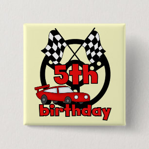 Badge Carré 5 Cm T-shirts et cadeaux d'anniversaire de courses d'au