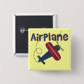 Badge Carré 5 Cm T-shirts et cadeaux d'avion (Devant & derrière)
