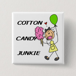 Badge Carré 5 Cm T-shirts et cadeaux de drogué de sucrerie de coton