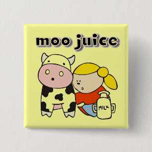 Badge Carré 5 Cm T-shirts et cadeaux de jus de MOO