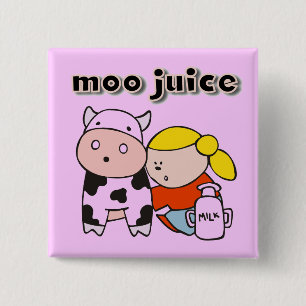 Badge Carré 5 Cm T-shirts et cadeaux de jus de MOO