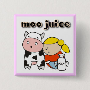 Badge Carré 5 Cm T-shirts et cadeaux de jus de MOO