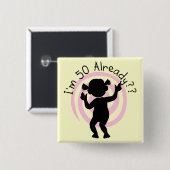 Badge Carré 5 Cm T-shirts et cadeaux de la faille spatio-temporelle (Devant & derrière)