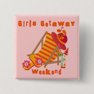 Badge Carré 5 Cm T-shirts et cadeaux de week-end de fuite de filles