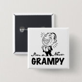 Badge Carré 5 Cm T-shirts et cadeaux Grampy (Devant & derrière)