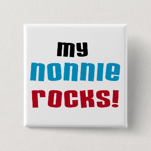 Badge Carré 5 Cm T-shirts et cadeaux My Nonnie Rocks