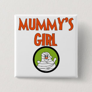 Badge Carré 5 Cm T-shirts et cadeaux pour filles de maman
