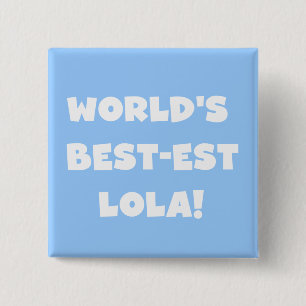 Badge Carré 5 Cm T-shirts noir et blanc du Meilleur-est Lola du