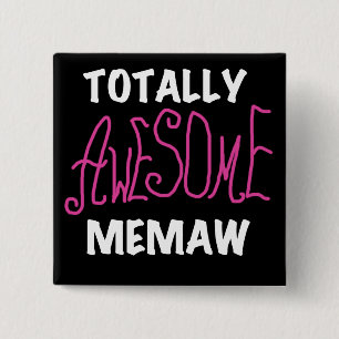 Badge Carré 5 Cm T-shirts rose totalement impressionnant de Memaw