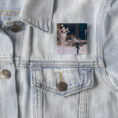 Badge Carré 5 Cm Tableau latéral (En situation)