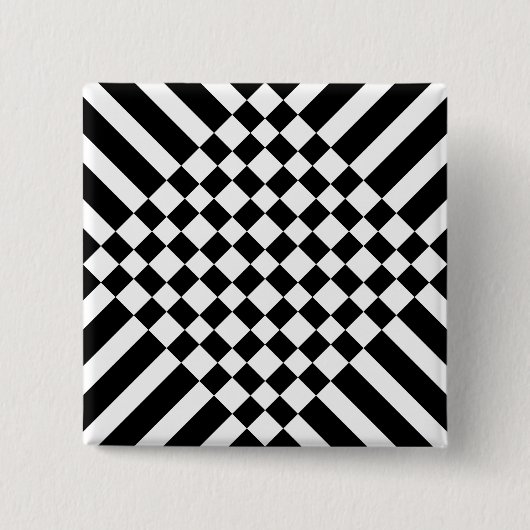 Badge Carré 5 Cm tableau pseudo-échecs (Devant)