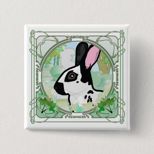 BADGE CARRÉ 5 CM TACHES ANGLAISES ! (Devant)