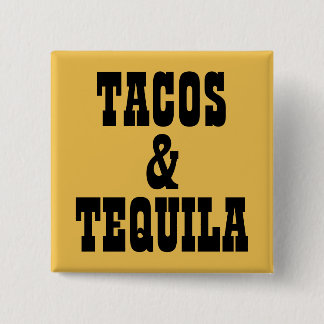 Badge Carré 5 Cm Tacos & Tequila
