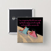 Badge Carré 5 Cm Talent pour elle (Devant & derrière)