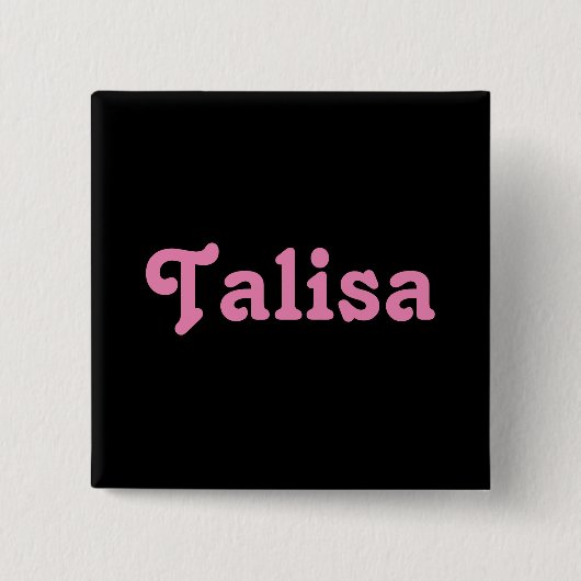 Badge Carré 5 Cm Talisa bouton (Devant)