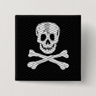 Badge Carré 5 Cm Talk Like a Pirate Day