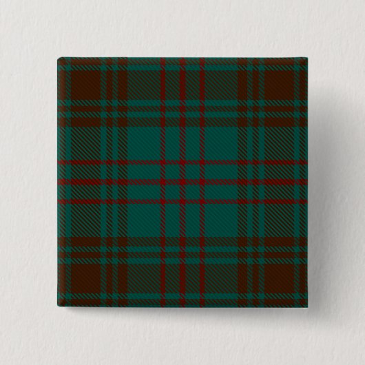 Badge Carré 5 Cm Tartan irlandais du comté de Dublin (Devant)