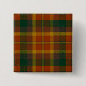 Badge Carré 5 Cm Tartan irlandais du comté de Monaghan (Devant)
