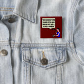 Badge Carré 5 Cm TDAH drôle (En situation)