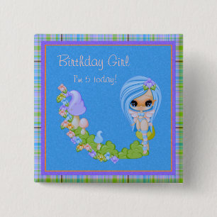 Badge Carré 5 Cm Teensy Fae Cute Faery