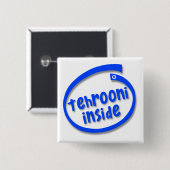 Badge Carré 5 Cm Tehrooni Inside (Devant & derrière)