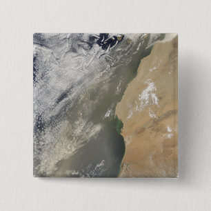 Badge Carré 5 Cm Tempête de poussière outre de l'Afrique de l'oue