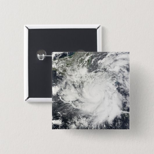 Badge Carré 5 Cm Tempête tropicale Alma (Devant & derrière)