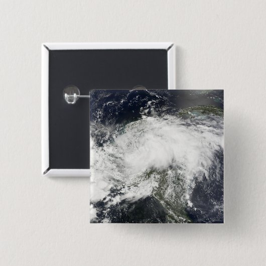 Badge Carré 5 Cm Tempête tropicale Arthur (Devant & derrière)