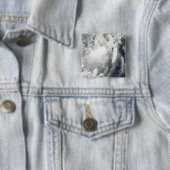 Badge Carré 5 Cm Tempête tropicale Conson approchant le Vietnam (En situation)