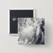 Badge Carré 5 Cm Tempête tropicale Conson approchant le Vietnam (Devant & derrière)