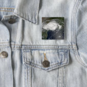 Badge Carré 5 Cm Tempête tropicale Edouard 2 (En situation)