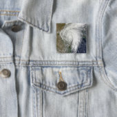 Badge Carré 5 Cm Tempête tropicale Hermine sur le Texas (En situation)