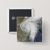 Badge Carré 5 Cm Tempête tropicale Hermine sur le Texas (Devant & derrière)