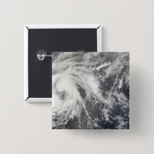 Badge Carré 5 Cm Tempête tropicale Joséphine (Devant & derrière)