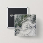 Badge Carré 5 Cm Tempête tropicale Kammuri (Devant & derrière)