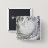 Badge Carré 5 Cm Tempête tropicale Ketsana (Devant & derrière)