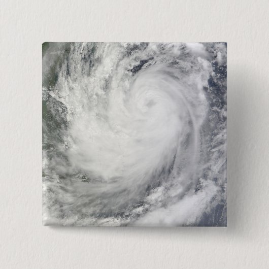 Badge Carré 5 Cm Tempête tropicale Ketsana (Devant)