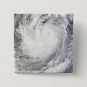 Badge Carré 5 Cm Tempête tropicale Ketsana