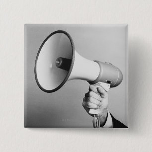 Badge Carré 5 Cm Tenir la main