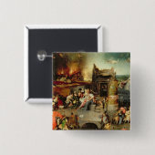 Badge Carré 5 Cm Tentation de Saint-Antoine (Devant & derrière)