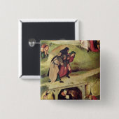 Badge Carré 5 Cm Tentation de St Anthony (Devant & derrière)