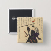 Badge Carré 5 Cm Terasaka Kichiemon (Devant & derrière)