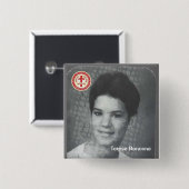 Badge Carré 5 Cm Terese Roncone (Devant & derrière)