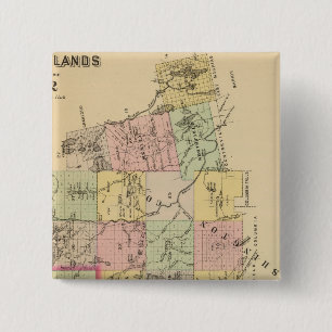 Badge Carré 5 Cm Terres en bois 2 Atlas