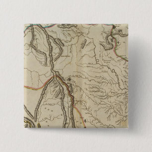 Badge Carré 5 Cm Territoire du Missouri anciennement Louisiane