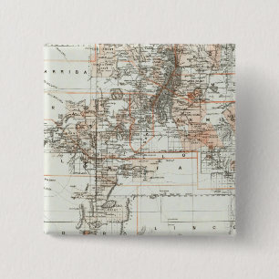 Badge Carré 5 Cm Territoire Du Nouveau-Mexique