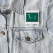 Badge Carré 5 Cm Test Chalkboard School (En situation)